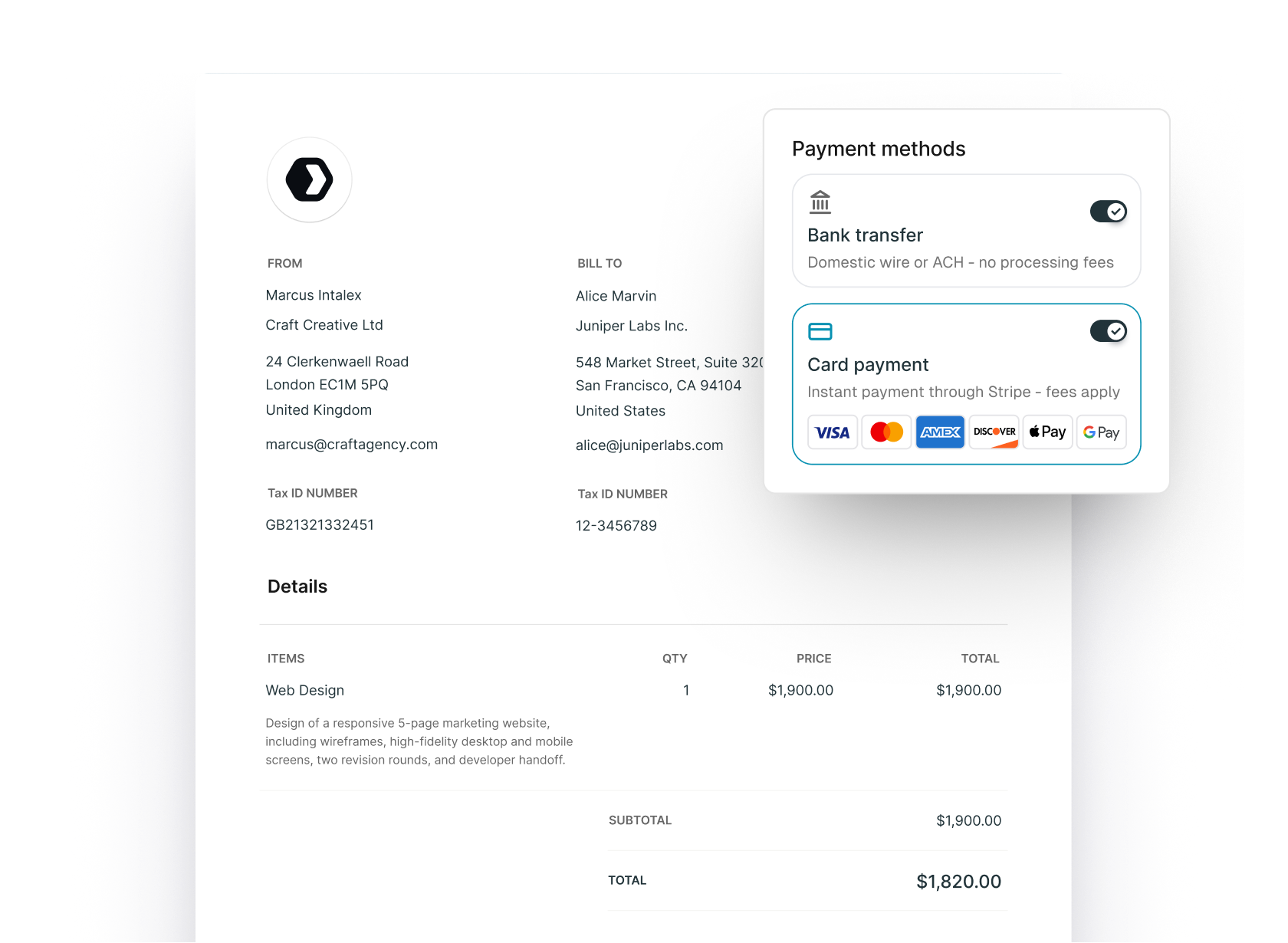 Payments